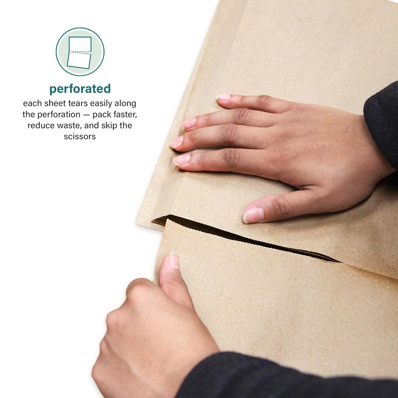 Elementree Brown Packing Paper Sheets for Moving & Shipping - 250 Count (229 Feet) - 14.5" x 11" Sheet Size - Sustainable Void Fill Packaging Made in the USA - Kraft Paper Thickness (00923) - Image 5